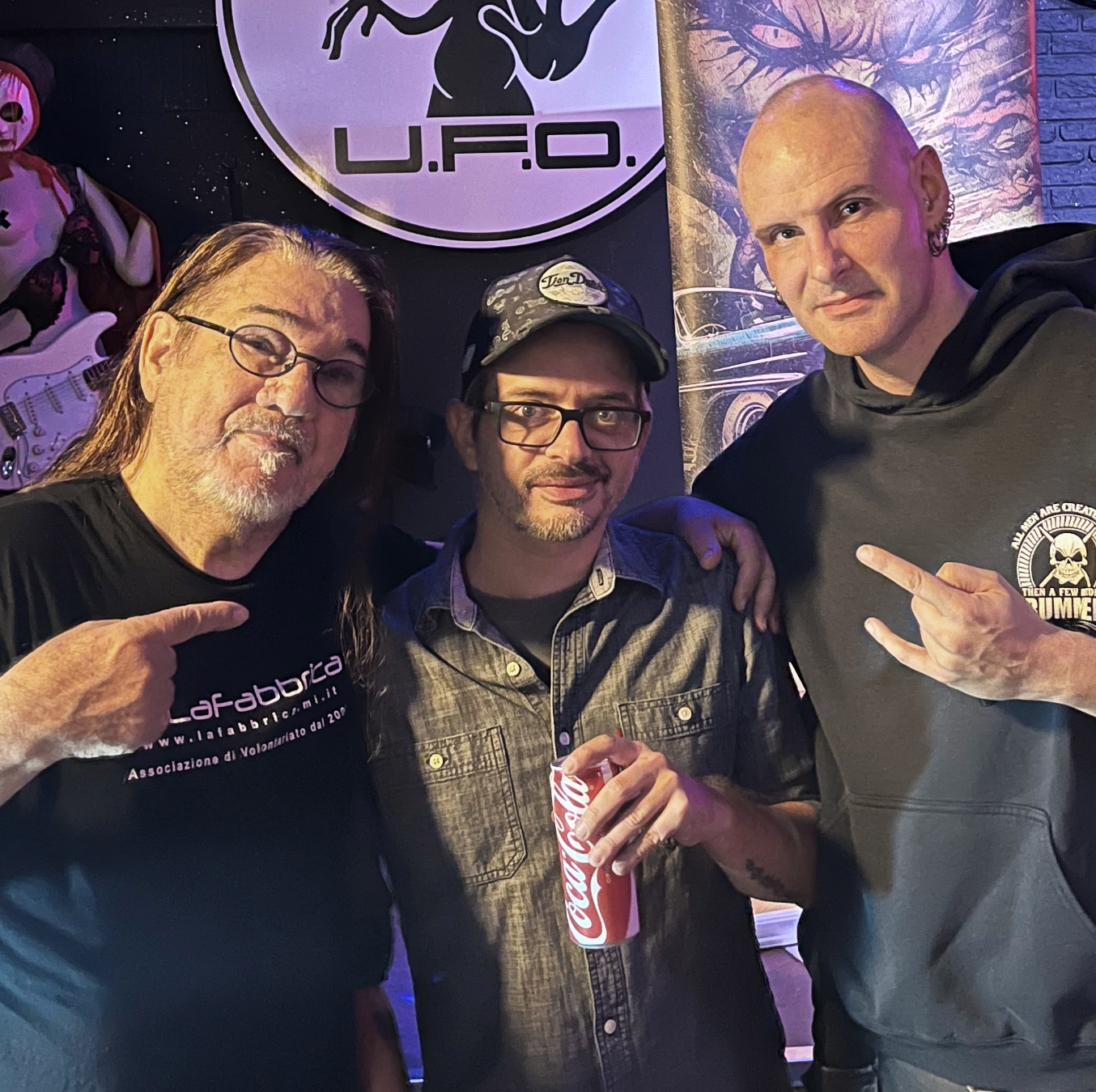 Sthage con Pino Scotto e Luca Mazzucconi